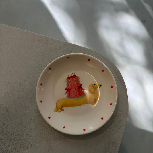 Dachshund plate