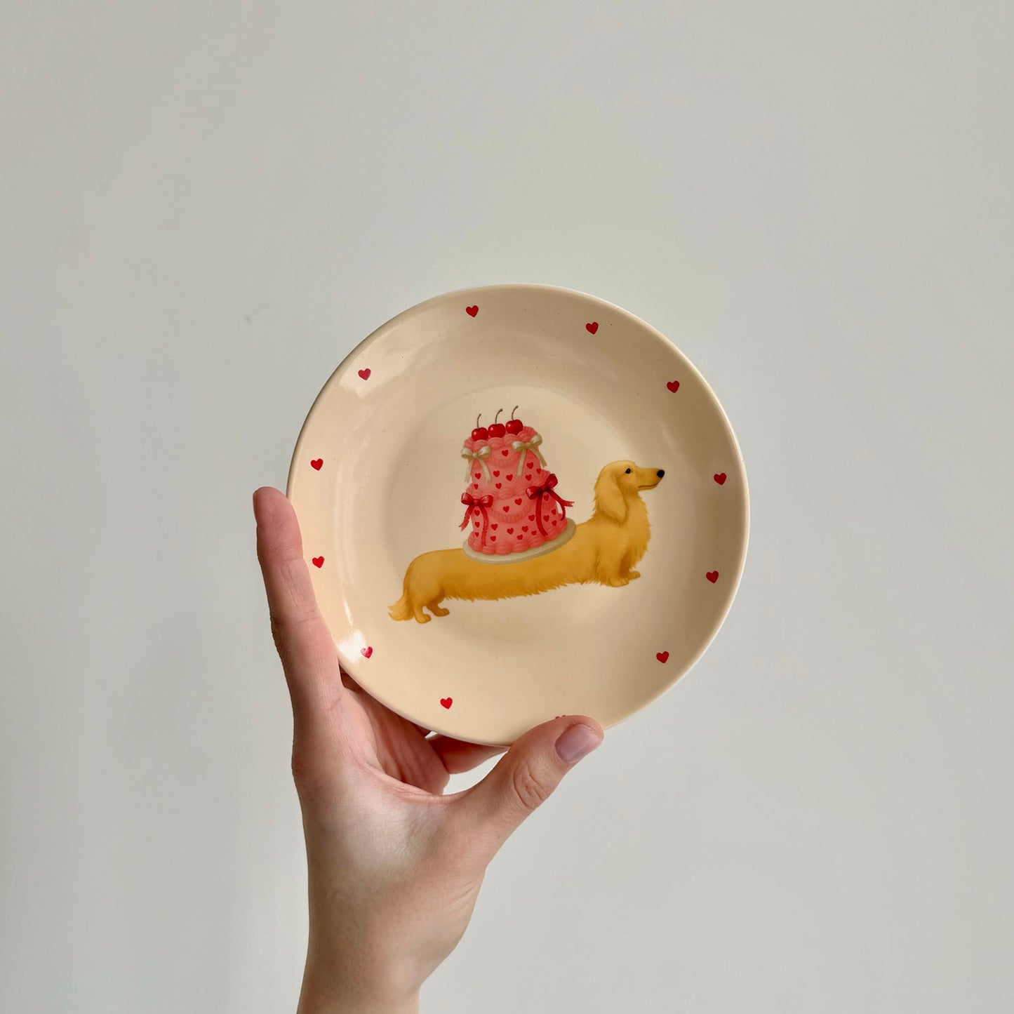 Dachshund plate